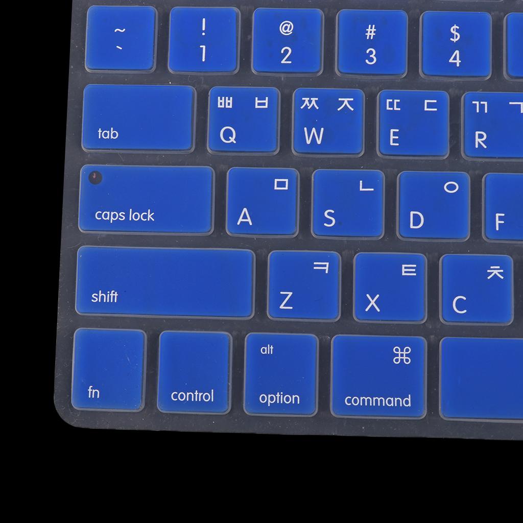 2Pcs Silicone Keyboard Skin Cover Protector for Apple Macbook Pro 13"/15"