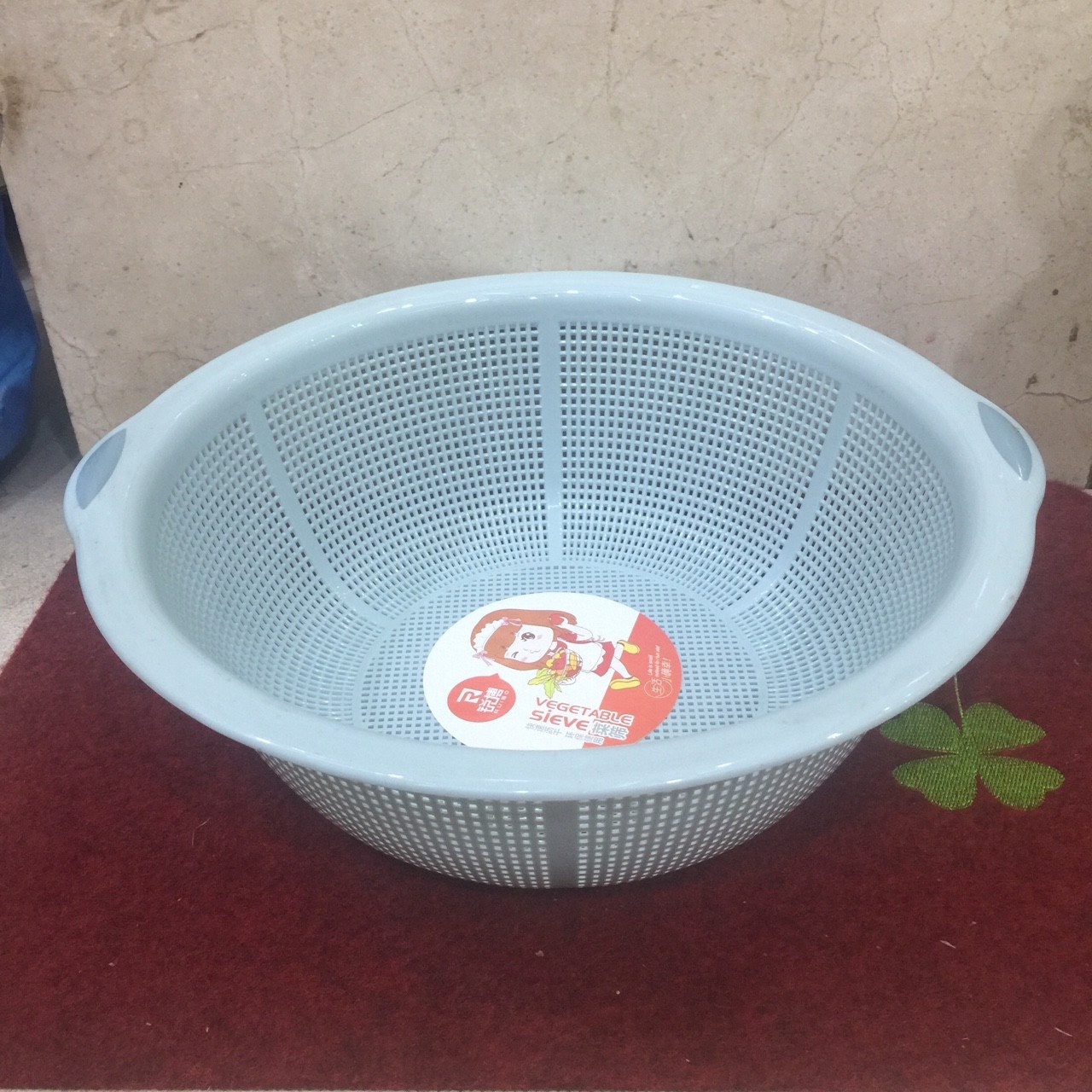 Rổ nhựa rửa rau cao cấp măt mau có thể dùng vo gạo - VD16