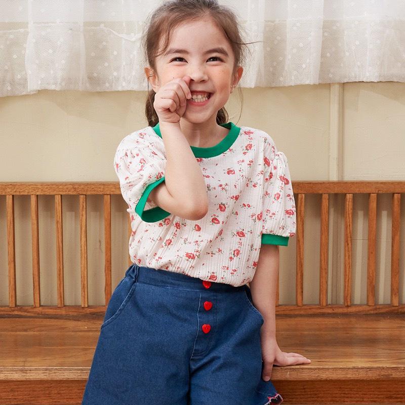 Thời trang bé gái_áo thun kiểu Hàn trẻ em bebezoo dễ thương 10-35kg