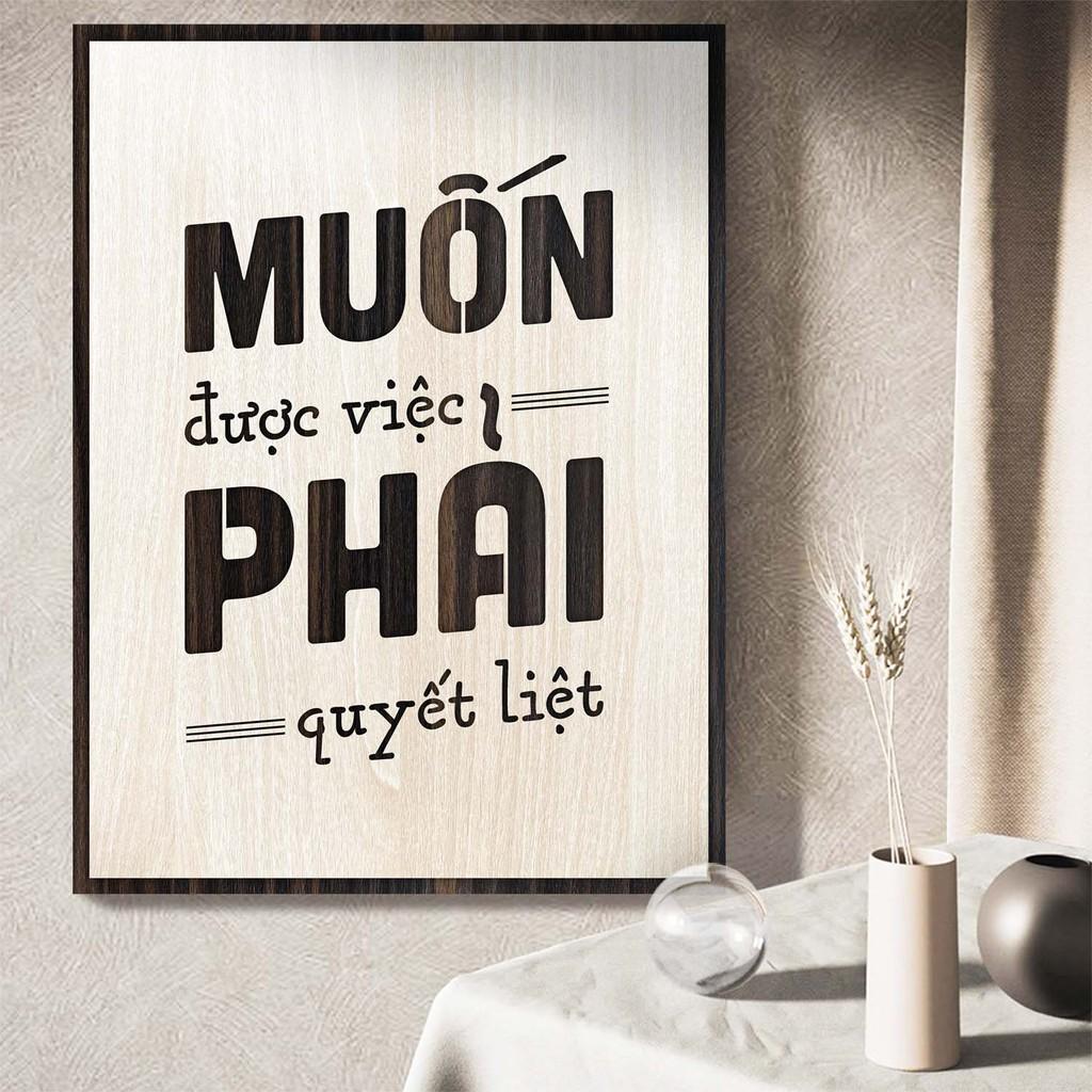 Tranh động lực TBIG094: Muốn được việc phải quyết liệt