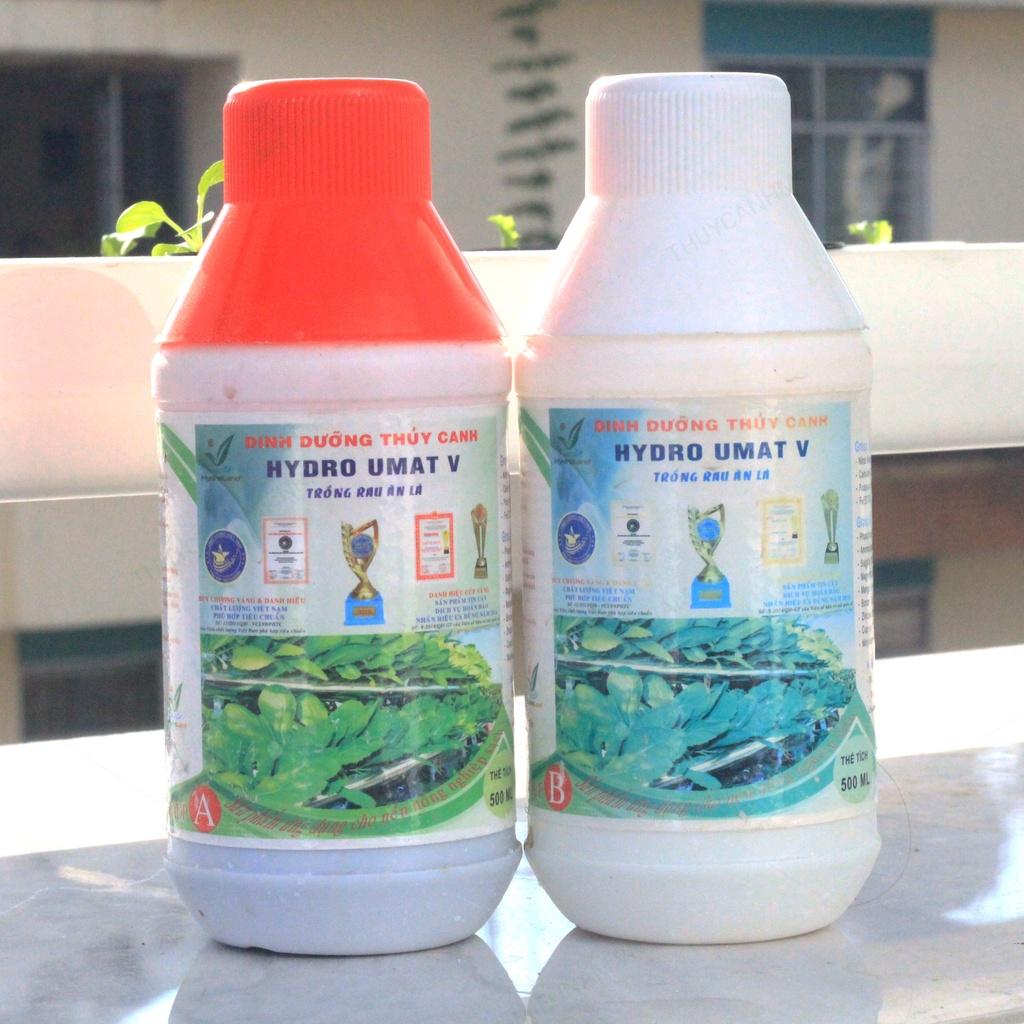 1 Bộ Gồm 2 Chai Dinh Dưỡng Thủy Canh Rau Ăn Lá Hydro Umat V - KNS3762
