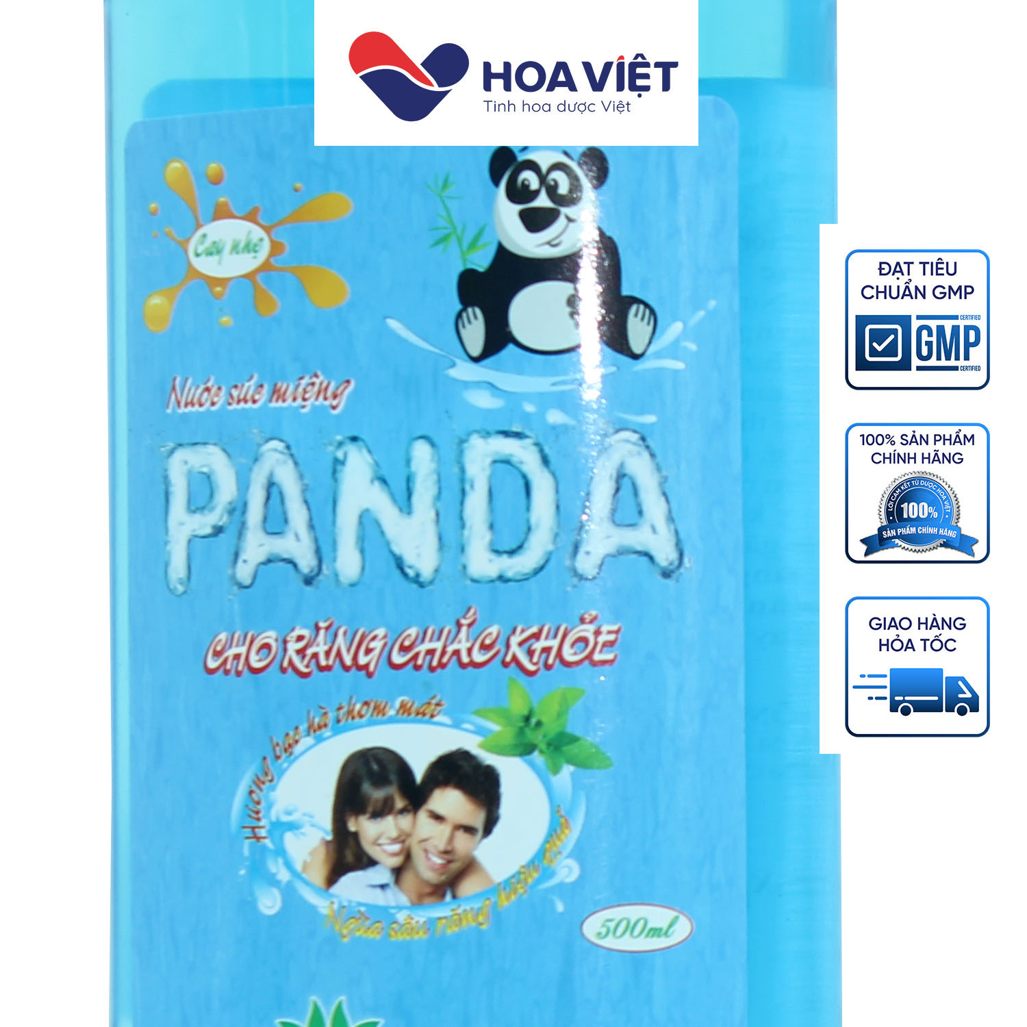 Nước súc miệng Panda giúp khử sạch mùi hôi, giữ hơi thở thơm mát