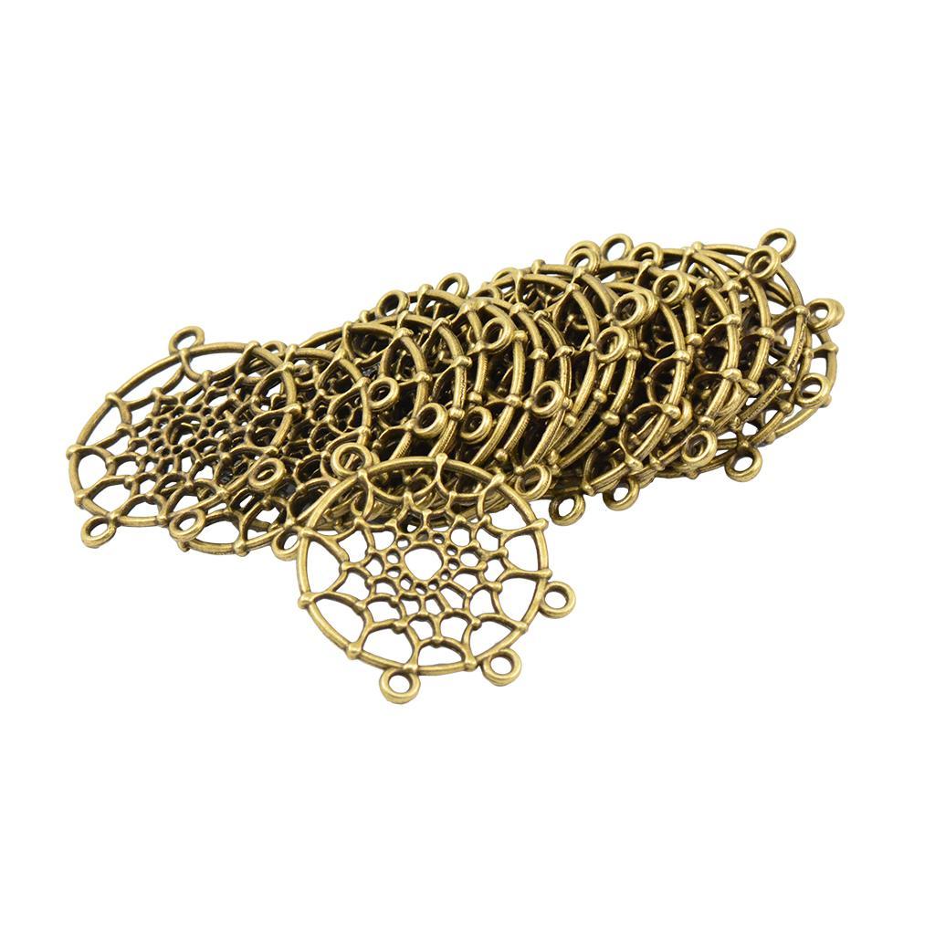 40 Pieces Dream Catcher Pendants Earring Necklace Jewelry Making Findings
