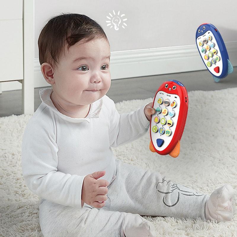 Đồ chơi điện thoại giả có nhạc đèn dành cho bé quà tặng cho bé trẻ em