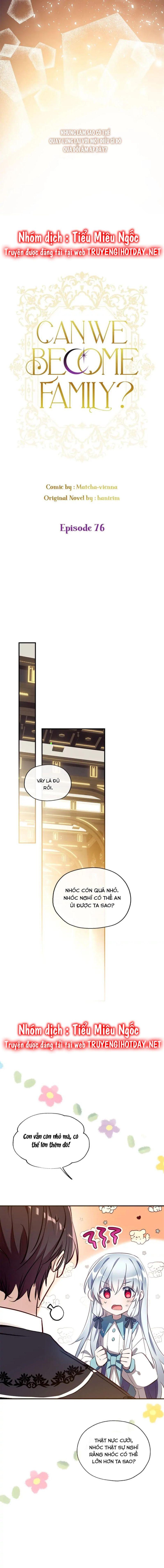 chúng ta có thể trở thành gia đình được không? chapter 76 6