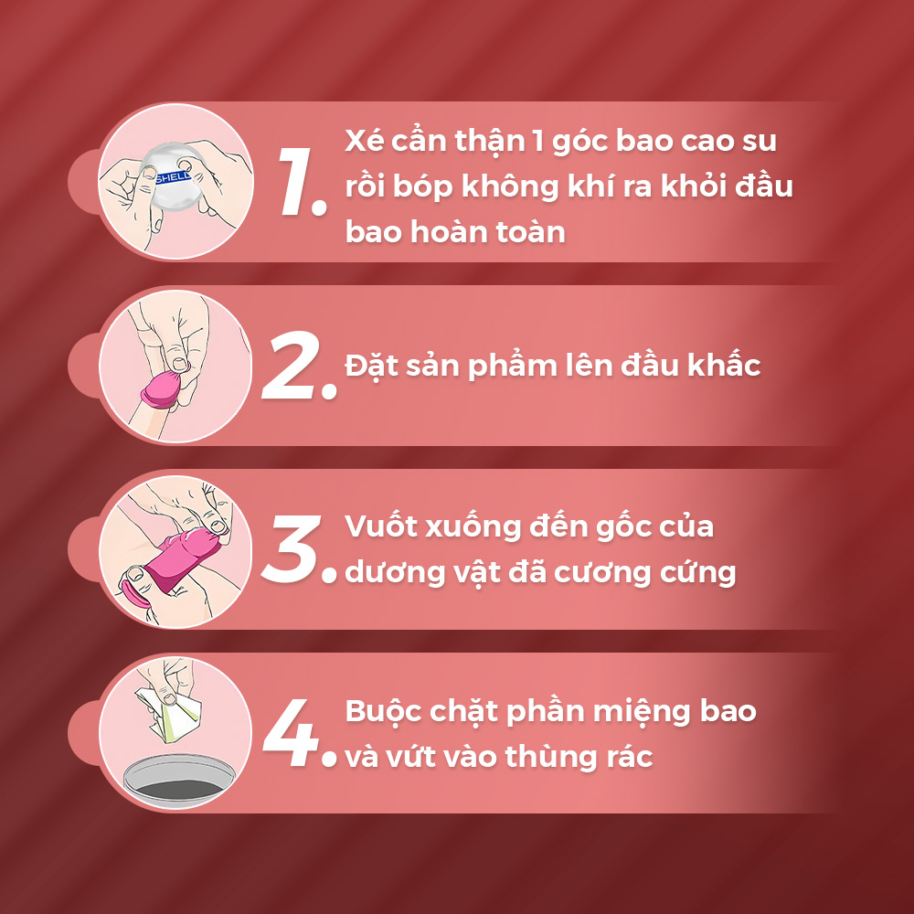 Bao cao su Shell Dragon Fire - Hộp 5 bao gai, bi nổi lớn + 5 bao Shell Performax (Hộp 10 cái) | SHELL CHÍNH HÃNG
