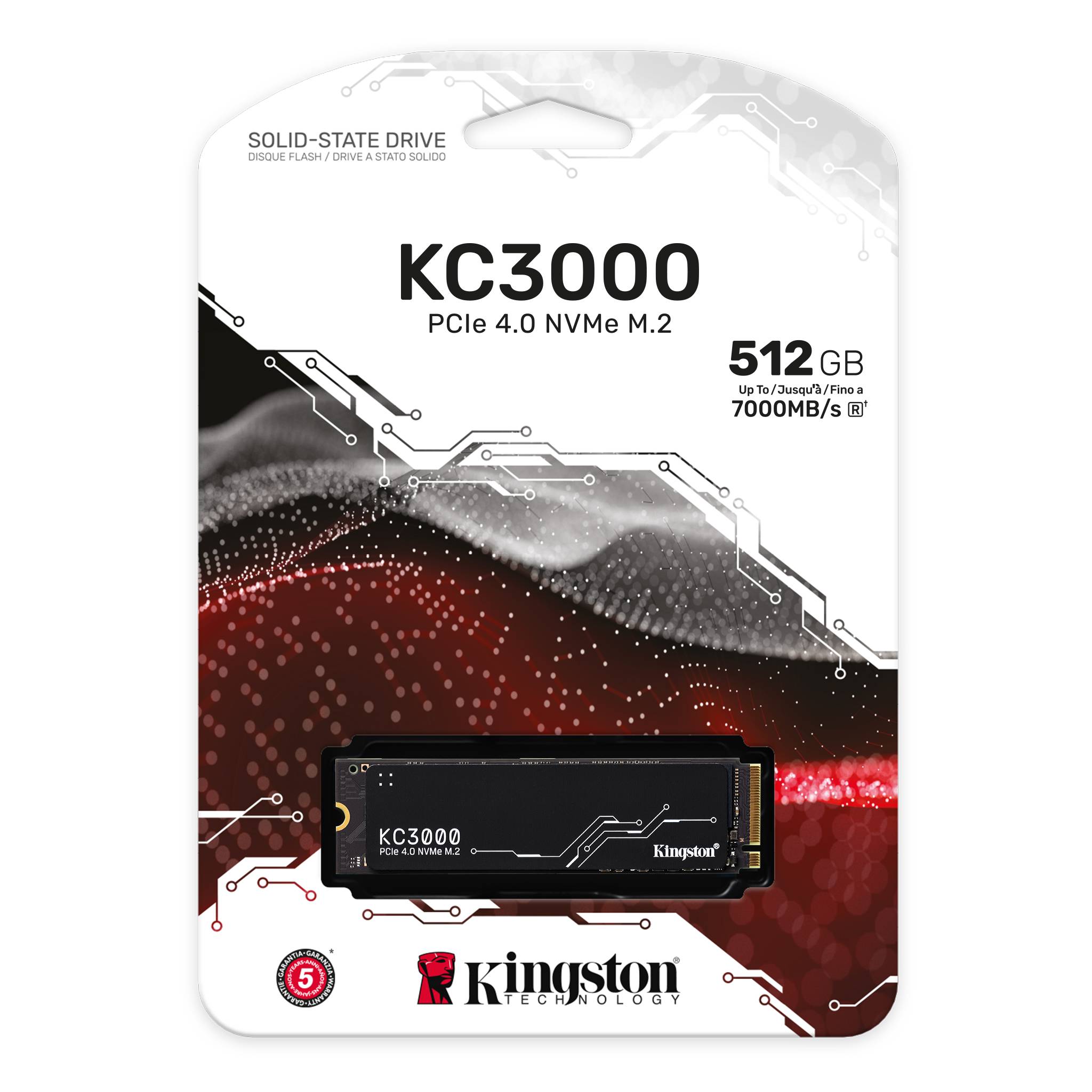 Ổ cứng SSD Kingston KC3000 PCIe 4.0 NVMe M.2 SSD - Hàng chính hãng