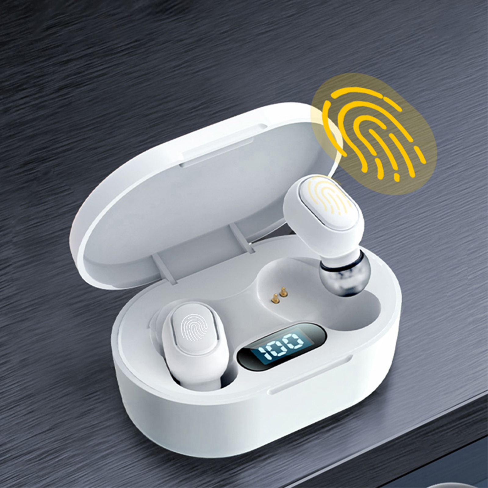 Tai Nghe Không Dây TWS Bluetooth 5.1 Với Mic Điều Khiển Cảm Ứng Chống Nước