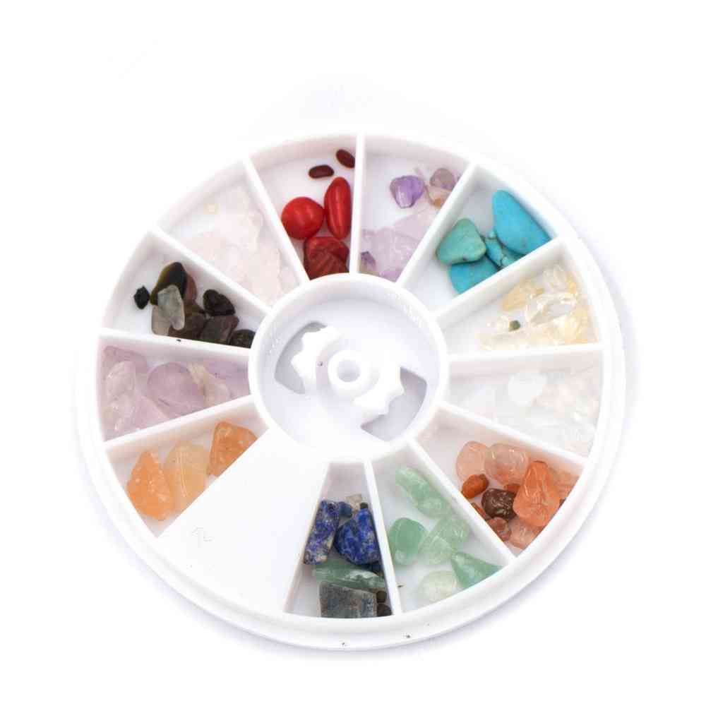 Đá Pha Lê Trang Trí Nail 12 Màu Khay Tròn, Đá Sáng Với Nhiều Màu Sắc, Nhiều Kiểu Dáng Kích Cỡ Lựa Chọn, Đá Hình Đa Diện, Đính Được Chắc Chắn Lên Móng, Có Thể Lau Tạo Độ Bóng Nổi Bật, Có Thể Phối Nhiều Phong Cách Phù Hợp Trang Phục, Sự Kiện