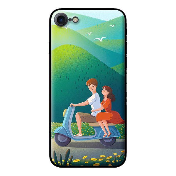 Ốp in cho iPhone 8 Trái TIm Ô Vuông - Hàng chính hãng