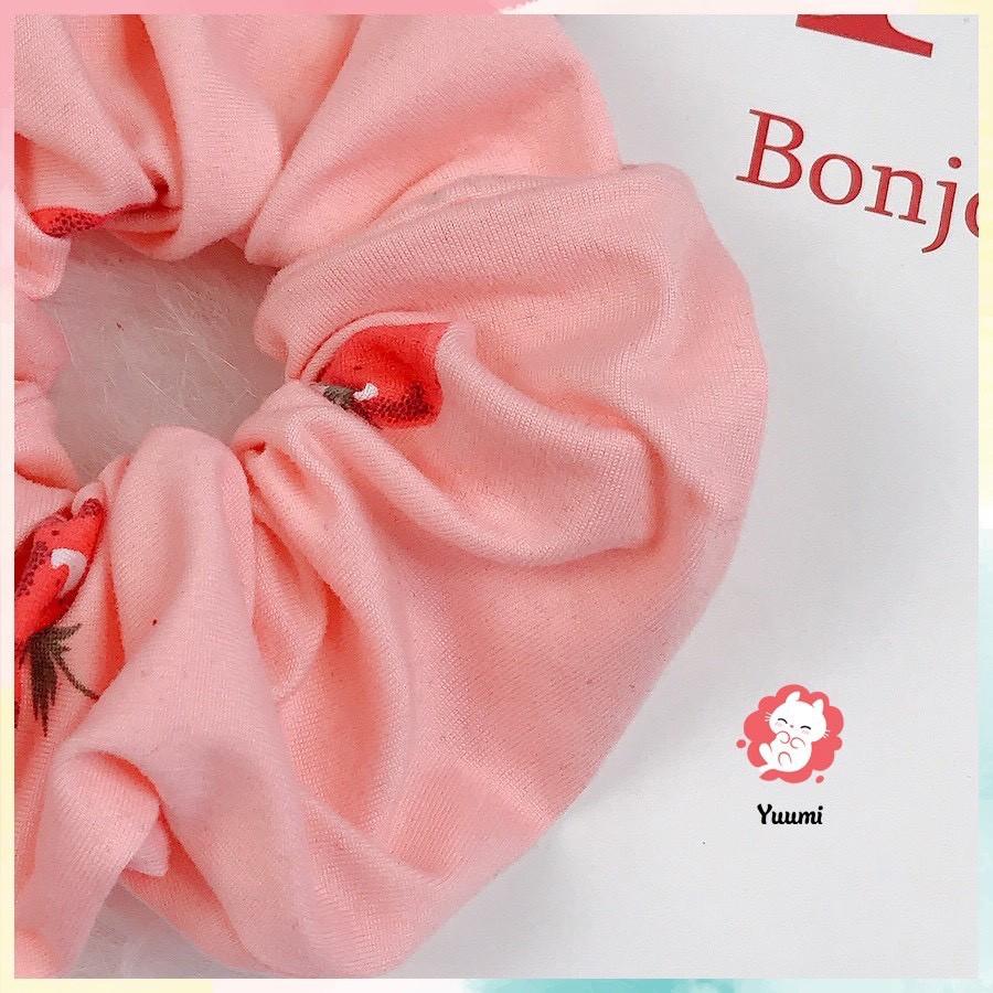 Dây buộc tóc Scrunchies họa tiết ngộ nghĩnh siêu kute dễ thương