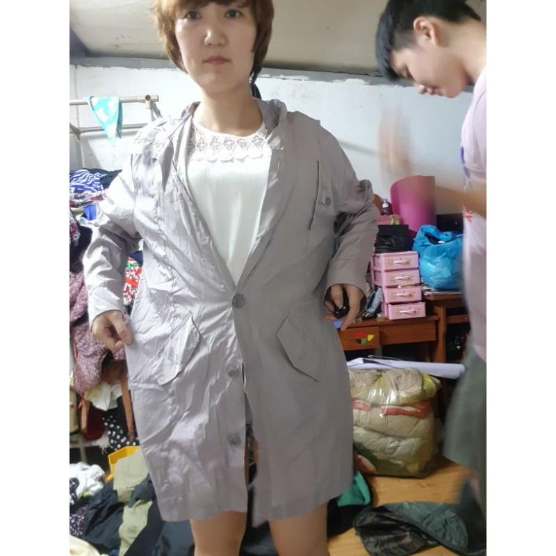 Măng tô tím môn size m l