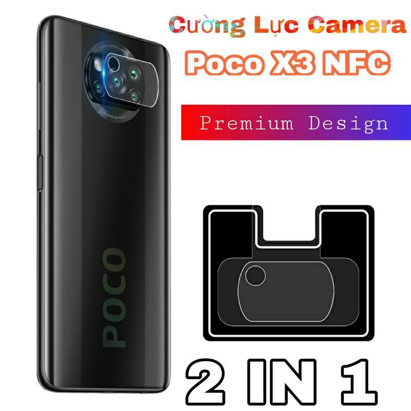 Cường lực và Kính Camera bảo vệ dành cho Poco X3 NFC / Mi 10T Lite 2 IN 1