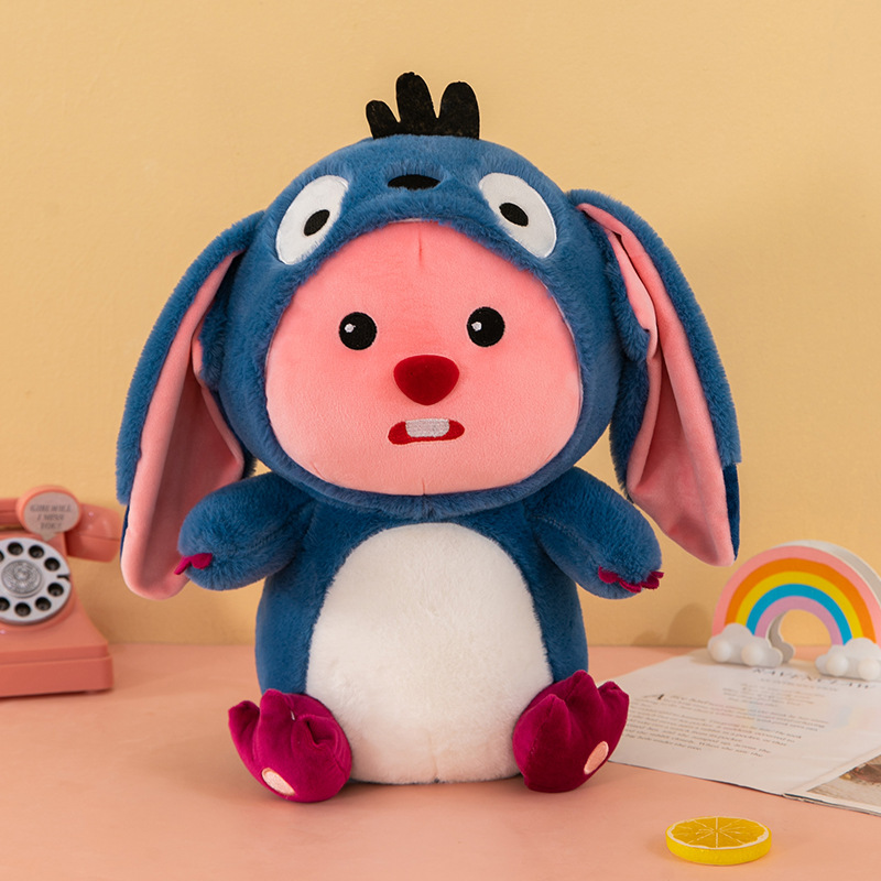 Gấu Bông Hải Ly Loopy Hottrend Siêu Đáng Yêu Cosplay Stitch 40cm