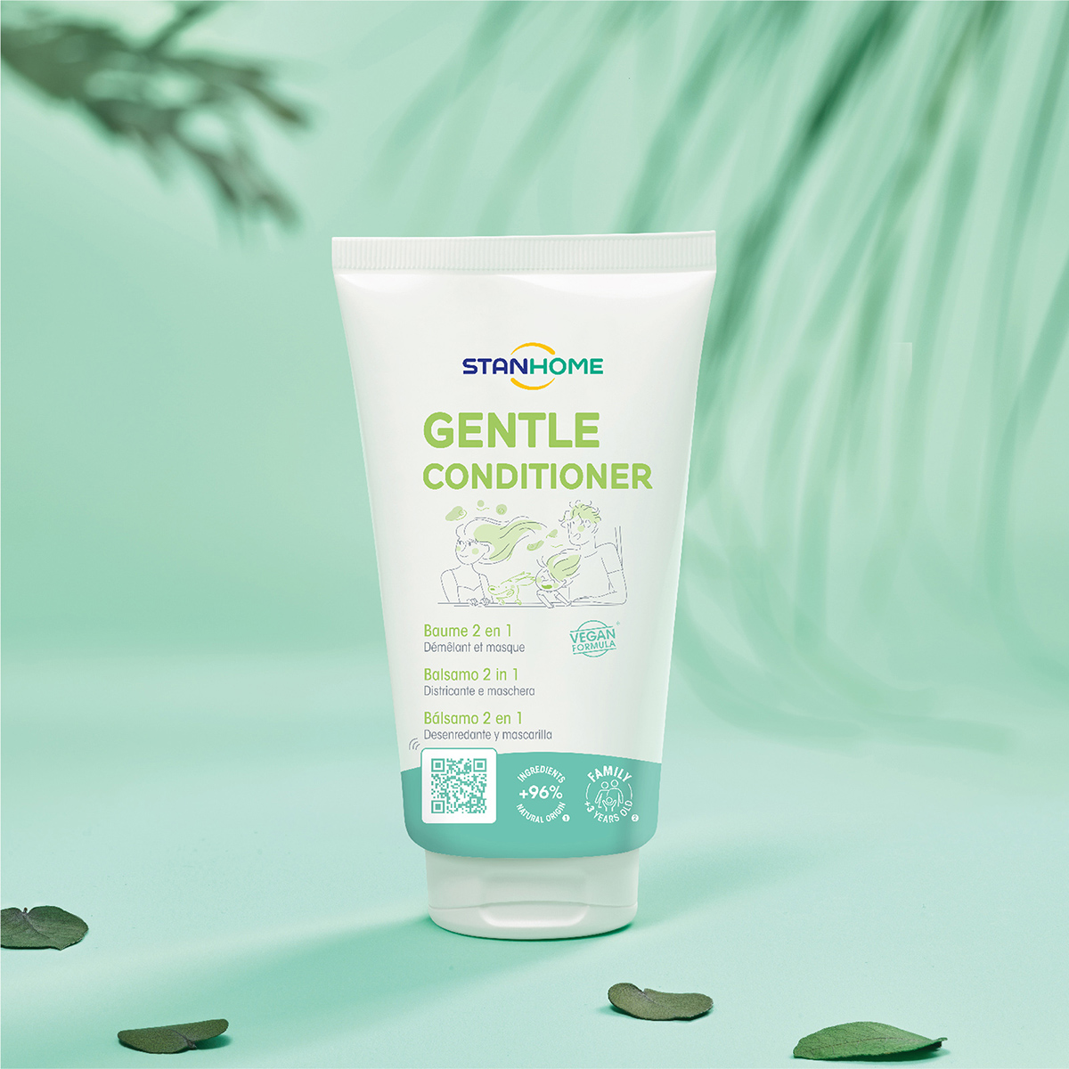 Dầu xả dưỡng tóc cho tóc suôn mượt Stanhome Gentle Conditioner 150ml/tuýp