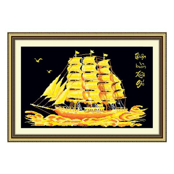 Tranh thêu Thuận Buồm Xuôi Gió ms 53396