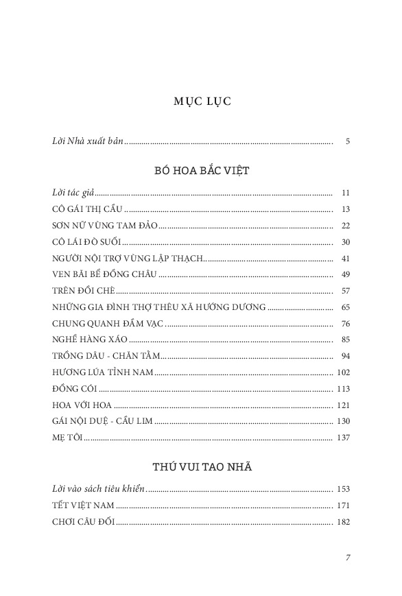 Nếp Cũ - Bó Hoa Bắc Việt - Thú Vui Tao Nhã