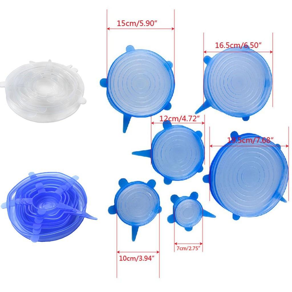 Bộ nắp đậy silicon bảo quản thực phẩm