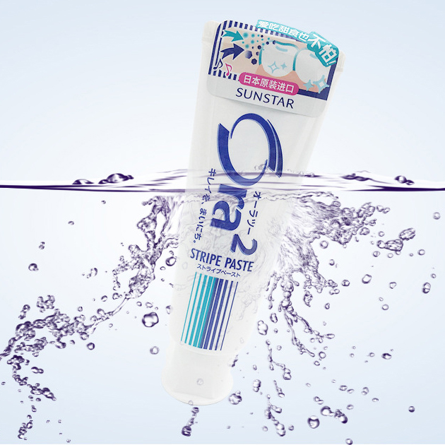 Kem đánh răng Ora2 Stripe Paste Nhật Bản 140g, Thơm miệng, ngừa sâu răng