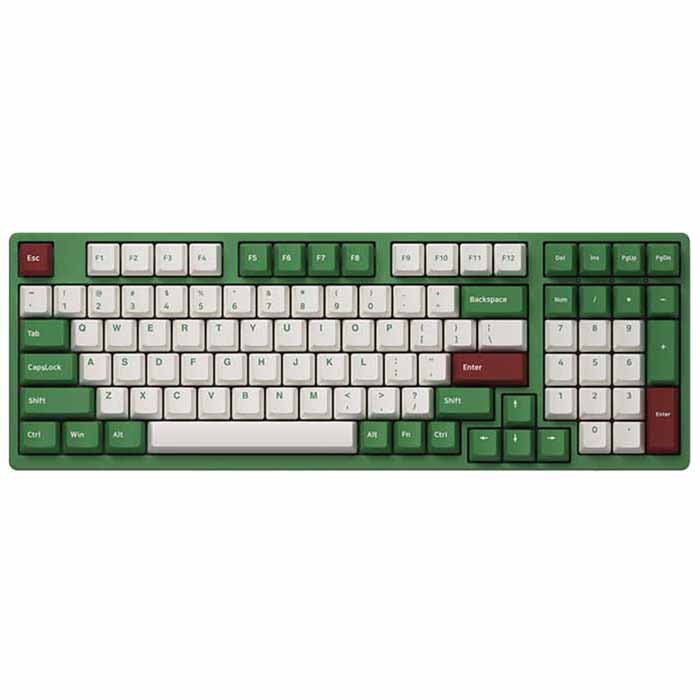 Bàn phím AKKO 3098 DS Matcha Red Bean (Gateron Cap