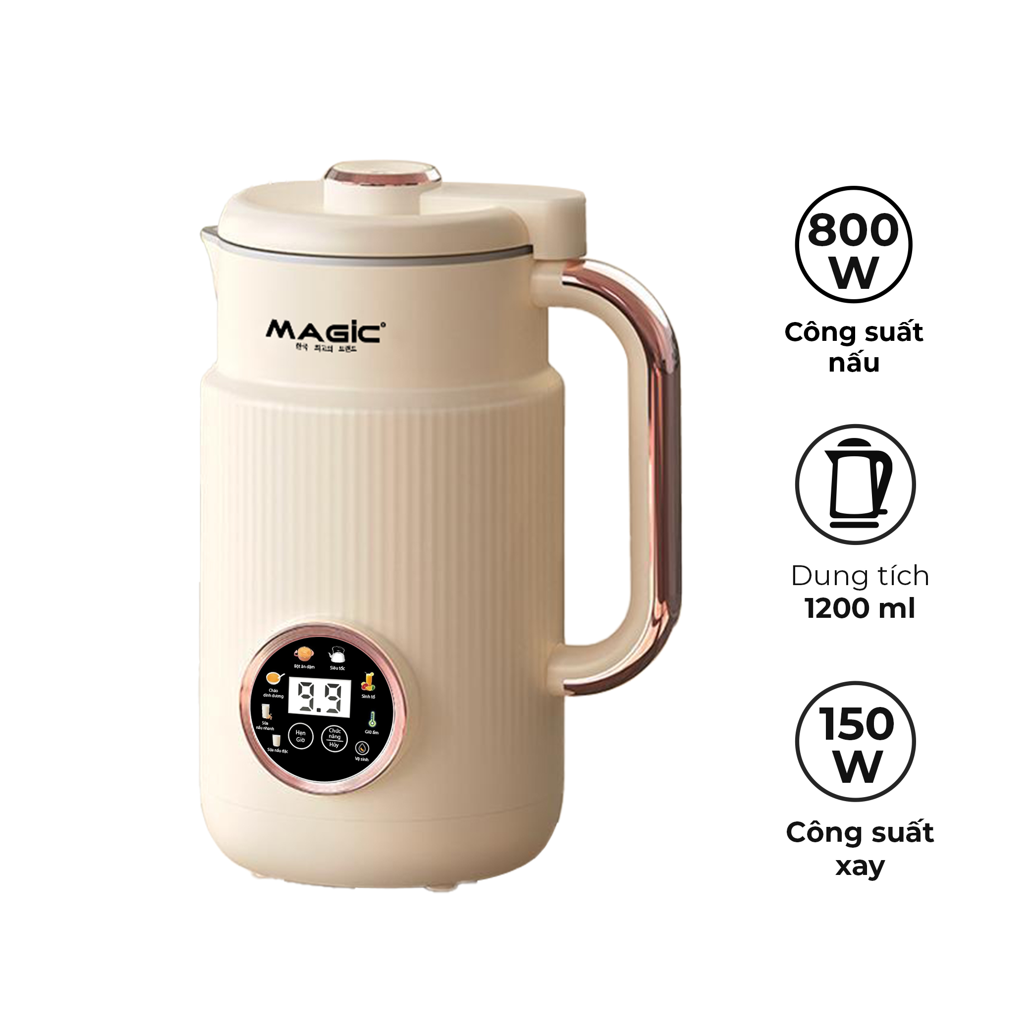 Máy Nấu Sữa Hạt Magic Eco A-97 1.2L - Hàng chính hãng