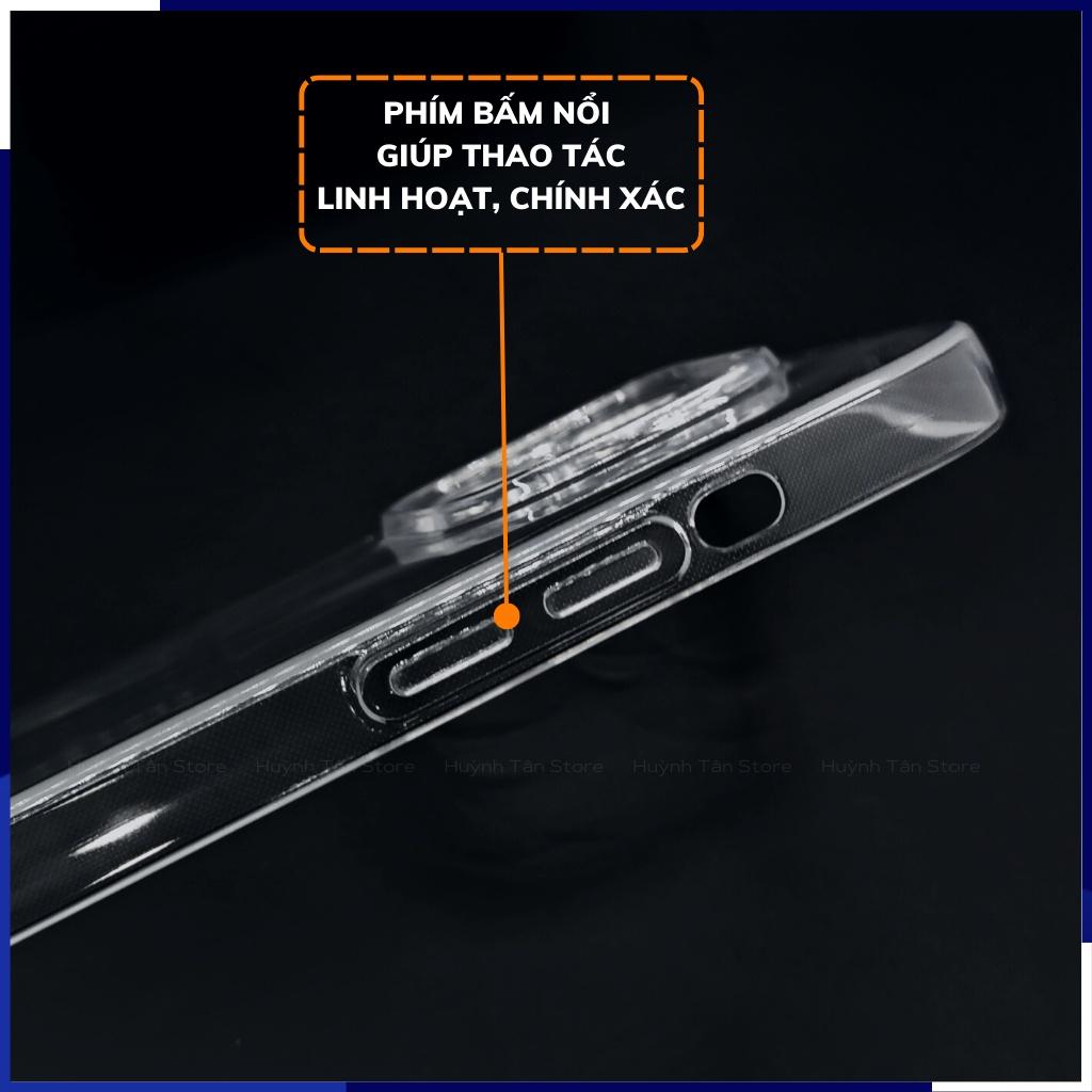 Ốp lưng ip 14 pro max ip 14 pro trong suốt silicon bảo vệ camera dẻo siêu mỏng chính hãng gor huỳnh tân store - Hàng nhập khẩu