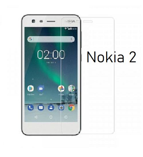 Kính cường lực cho Nokia 2, Nokia 5 2018 trong suốt không full Glass 9H ( hàng chính hãng)