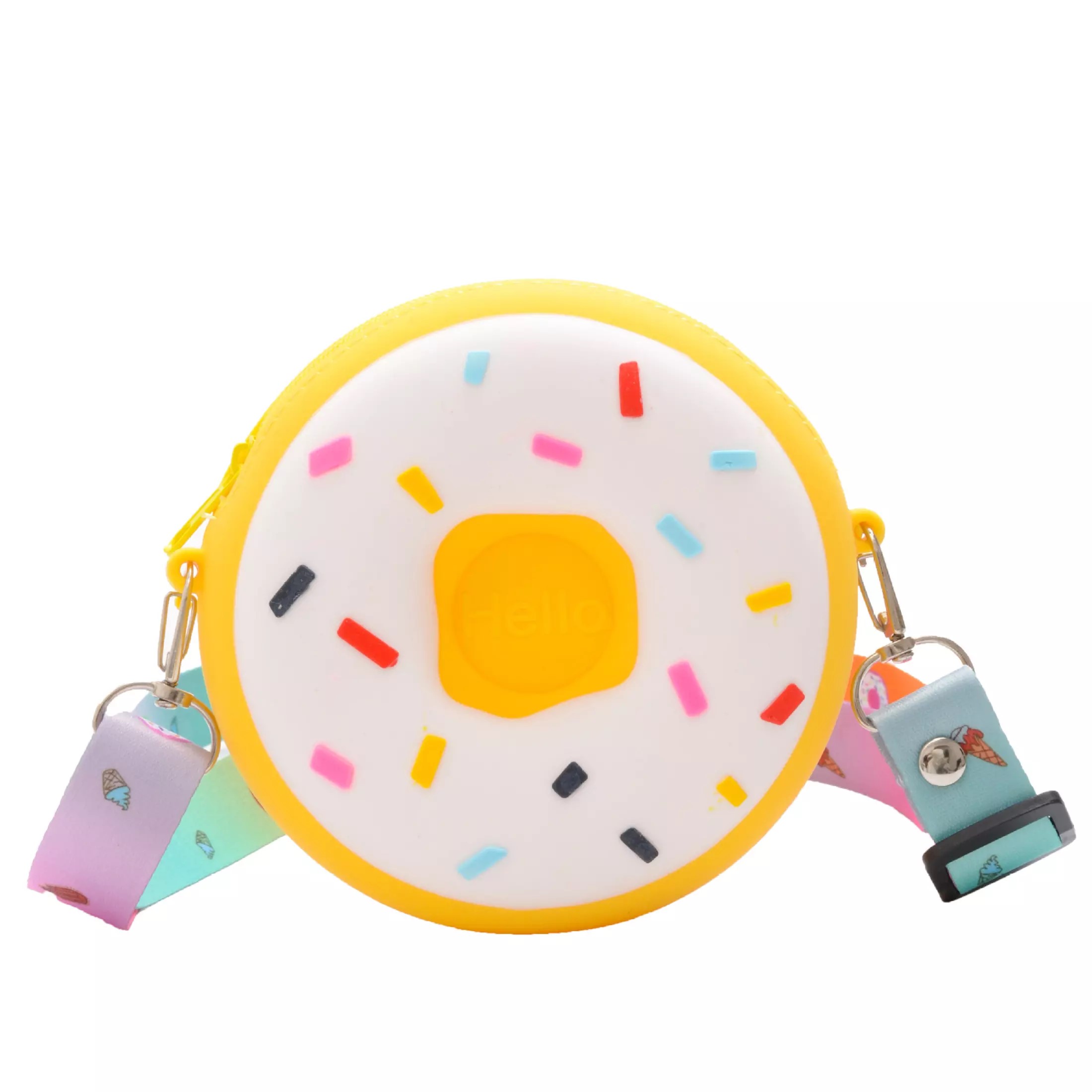 Túi silicon họa tiết chiếc bánh donut dễ thương cho bé HT11 - Giao Ngẫu Nhiên