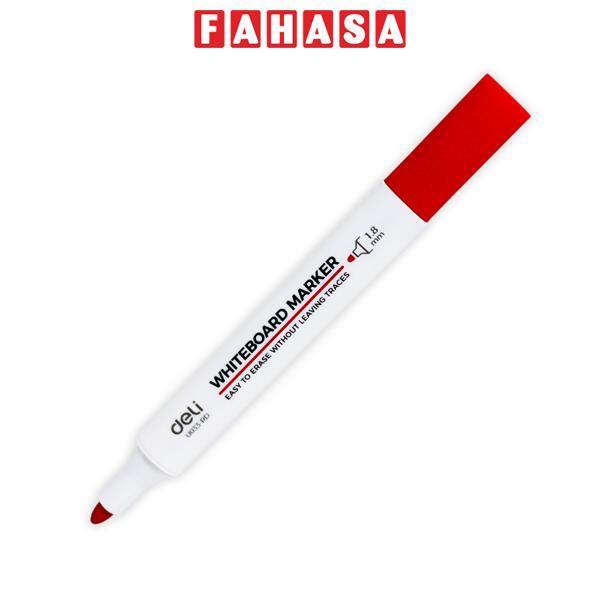 Bút Lông Bảng 1.8 mm - Deli EU033-RD - Mực Đỏ