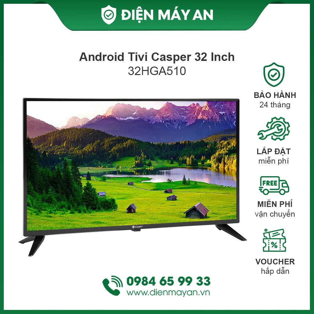 Android Tivi Casper 32 Inch 32HGA510 [Hàng Chính Hãng]