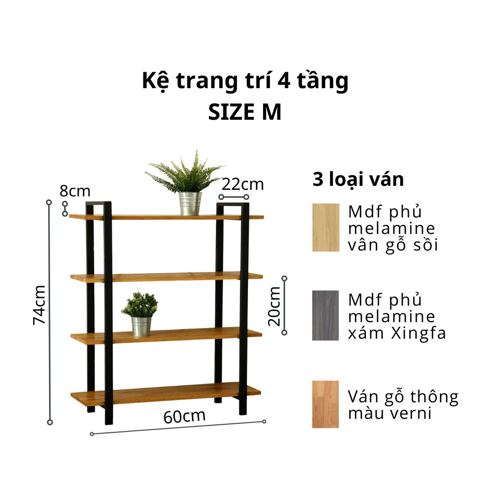 [HCM - Nhận đặt hàng theo yêu cầu] [Euro Style] Kệ trang trí chân sắt màu Đen, gỗ nguyên tấm chắc chắn. Kệ trang trí đẹp, sang trọng, mang phong cách cổ điển Bắc Âu. Sản phẩm cao cấp, đạt tiêu chuẩn Hàn Quốc