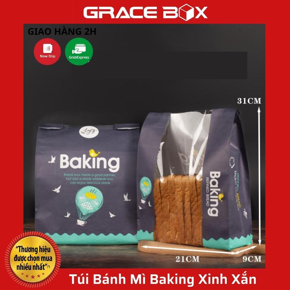 Xấp 10 Túi Bánh Mì Ngọt, Bánh Mì Hoa Cúc Baking Xinh Xắn