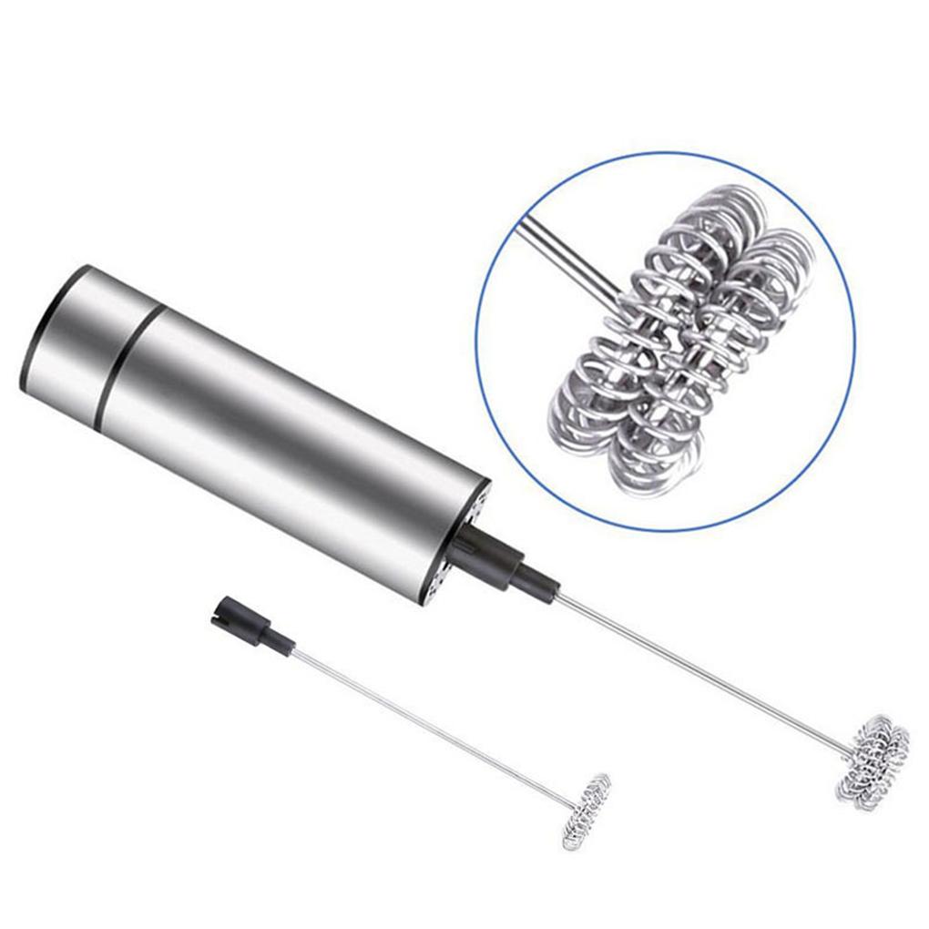 Điện Mini Trứng Sữa Be Frother Thép Không Gỉ Mạnh Mẽ Đánh Máy Máy Trộn Cầm Tay Sữa Sữa Rửa Mặt Foamer Cà Phê Máy Tạo Bọt