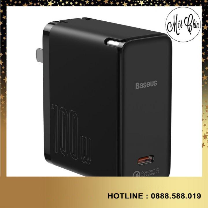 Bộ sạc siêu nhanh Baseus GaN2 Fast Charger 1C 100W -Hàng Chính Hãng