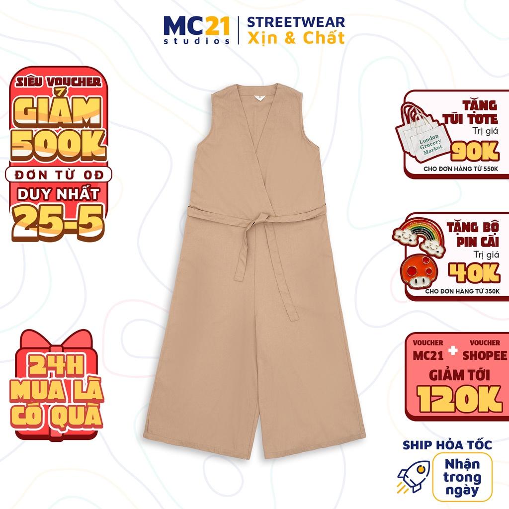 Jumpsuit ống quần suông rộng Minion Clothing, set liền phong cách Ulzzang Streetstyle Hàn Quốc Q1901