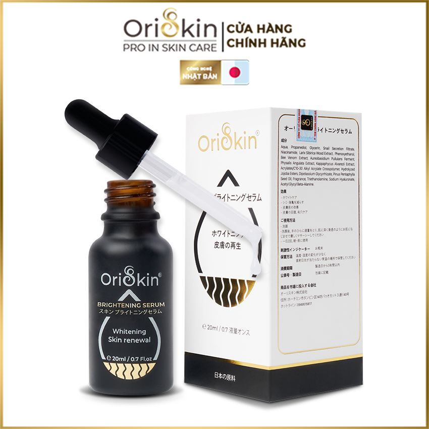 Serum Dành Cho Nam Giới  Dưỡng Trắng Mờ Thâm Mụn, Kiềm Dầu, Se Khít Lỗ Chân Lông,  Oriskin Brightening Serum 20 ml 