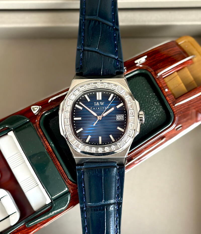 Đồng hồ nam chính hãng IW Carnival IW721G-7,kính sapphire,chống xước,chống nước 50m,Bh 24 tháng,máy cơ (automatic)