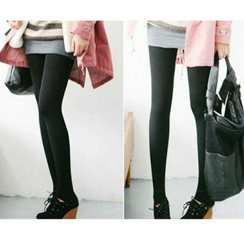 Quần bầu legging lót lông