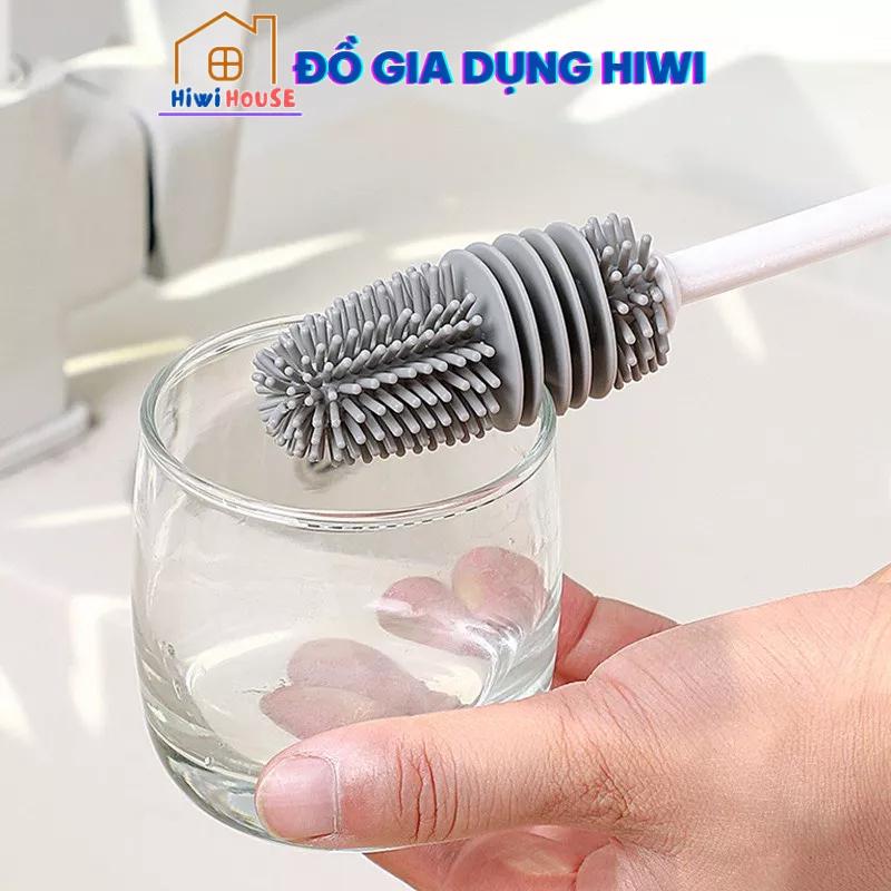 Cây cọ rửa cốc chén, bình sữa silicon, cây rửa cốc ly, cọ silicon, cọ cốc, chai lọ, bình sữa cao cấp, cọ vệ sinh chai