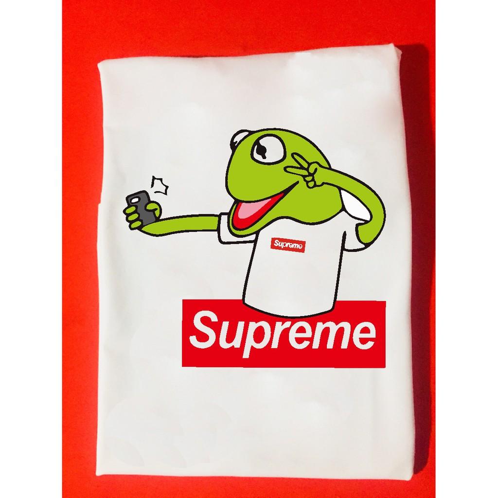 Áo thun ếch xanh ngộ nghĩnh 1,chất đẹp.phông supreme