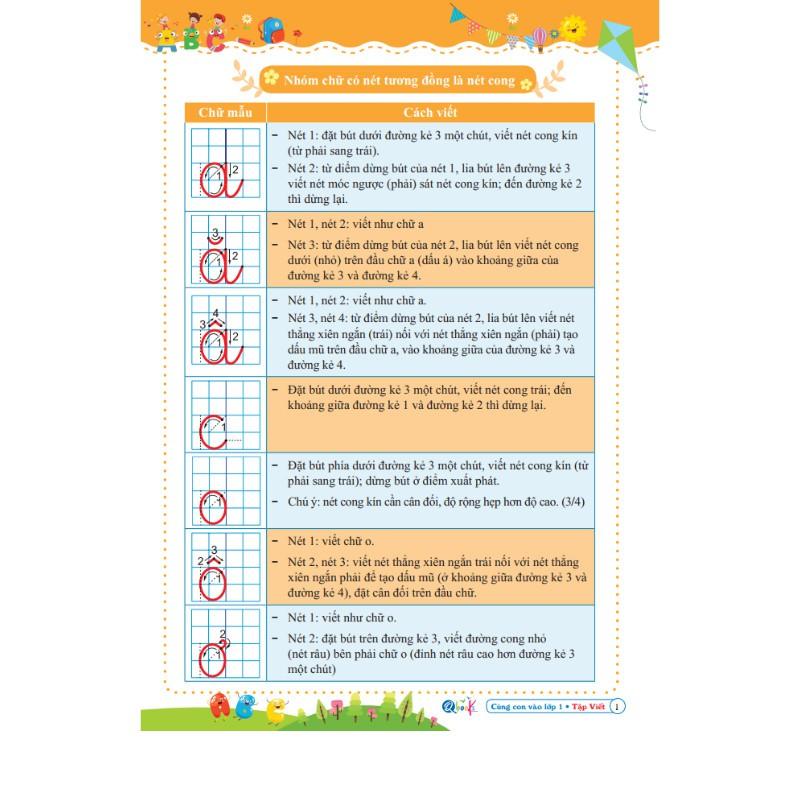 Sách - Cùng Con Vào Lớp 1 - Luyện Viết