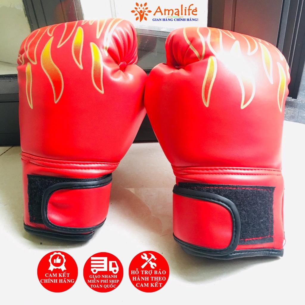 Bộ Đôi Găng Bao Tay Đấm Bốc Boxing Dành Cho Trẻ Em 5 -13 Tuổi Chính Hãng Amalife