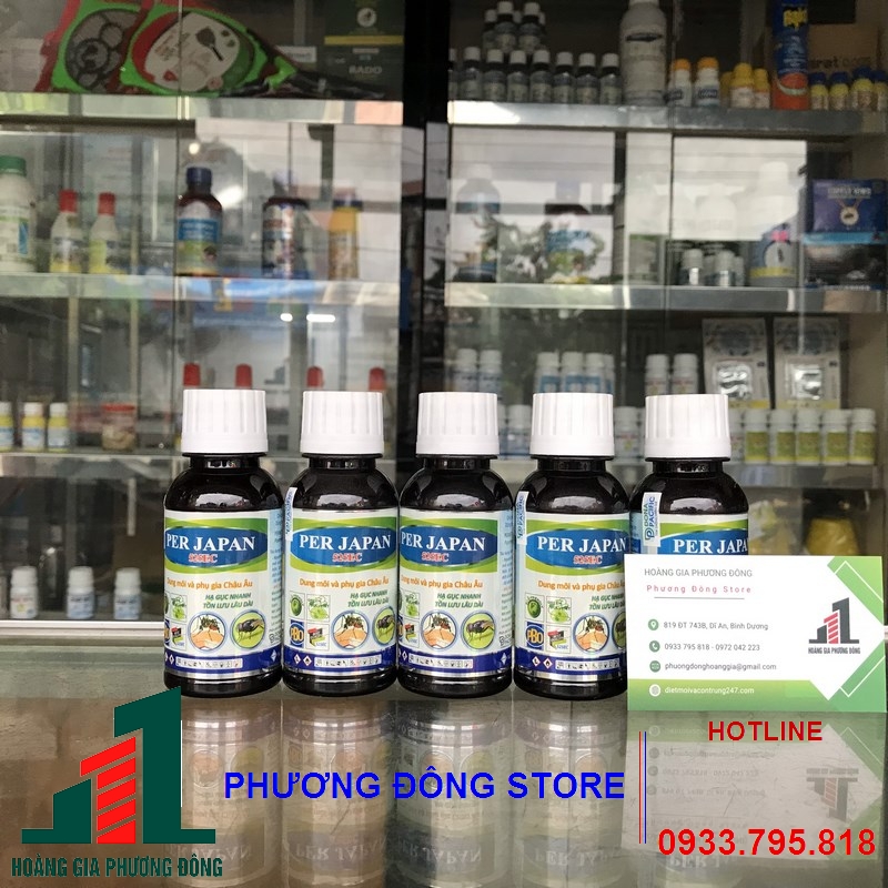 Thuốc diệt muỗi và côn trùng Per Japan 525EC_ chai 100ml