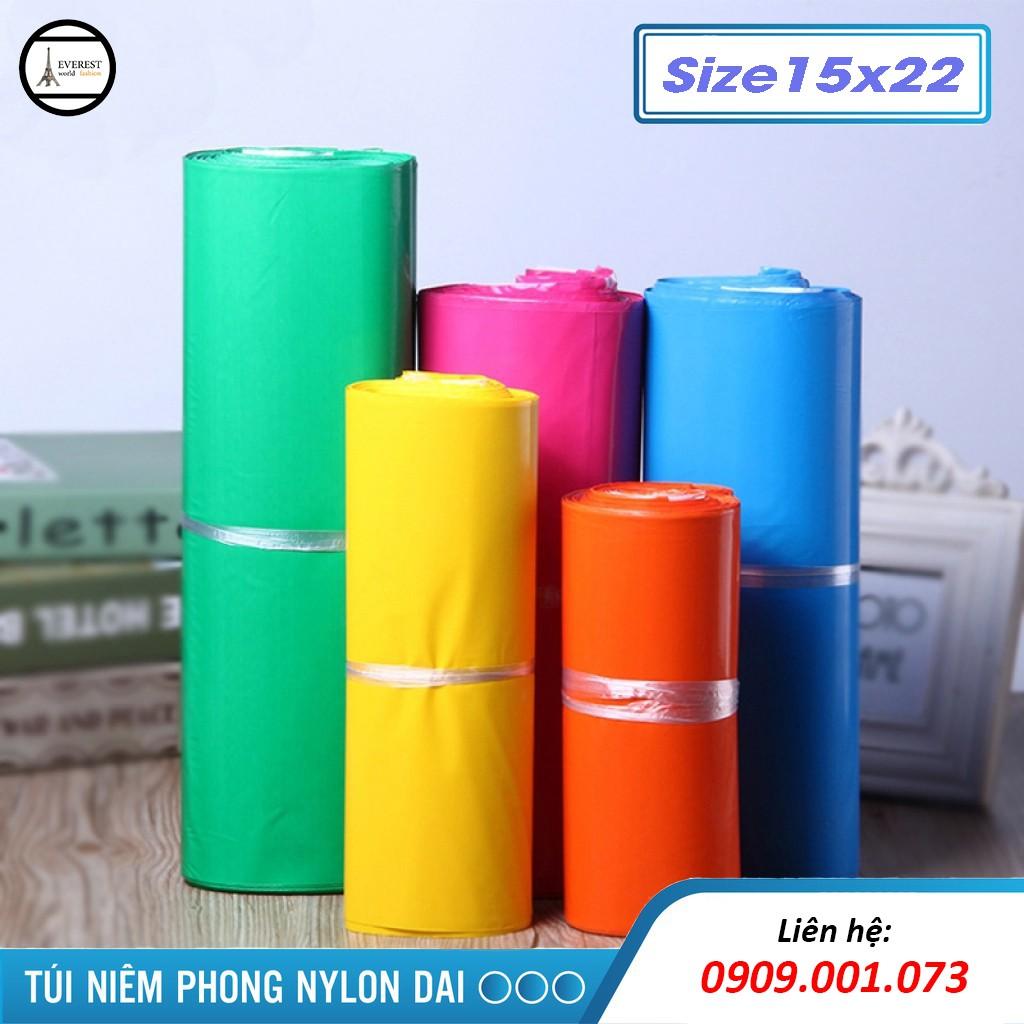 Túi gói hàng niêm phong size 15x22cm, lớp keo dán siêu tiện lợi, hàng có sẵn (1 kg