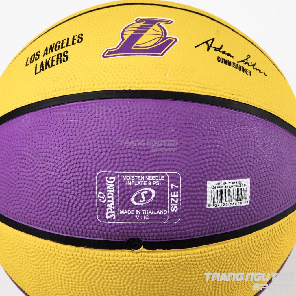 Quả Bóng rổ Spalding NBA TEAM LOS ANGELES LAKERS | Size 7 | mã 83-510Z (OUTDOOR)