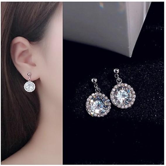 Khuyên Tai/Bông Tai Bạch Kim, Bạc S925 Phong Cách Hàn Quốc Thời Trang Nhiều Mẫu Mã Đẹp Lung Linh