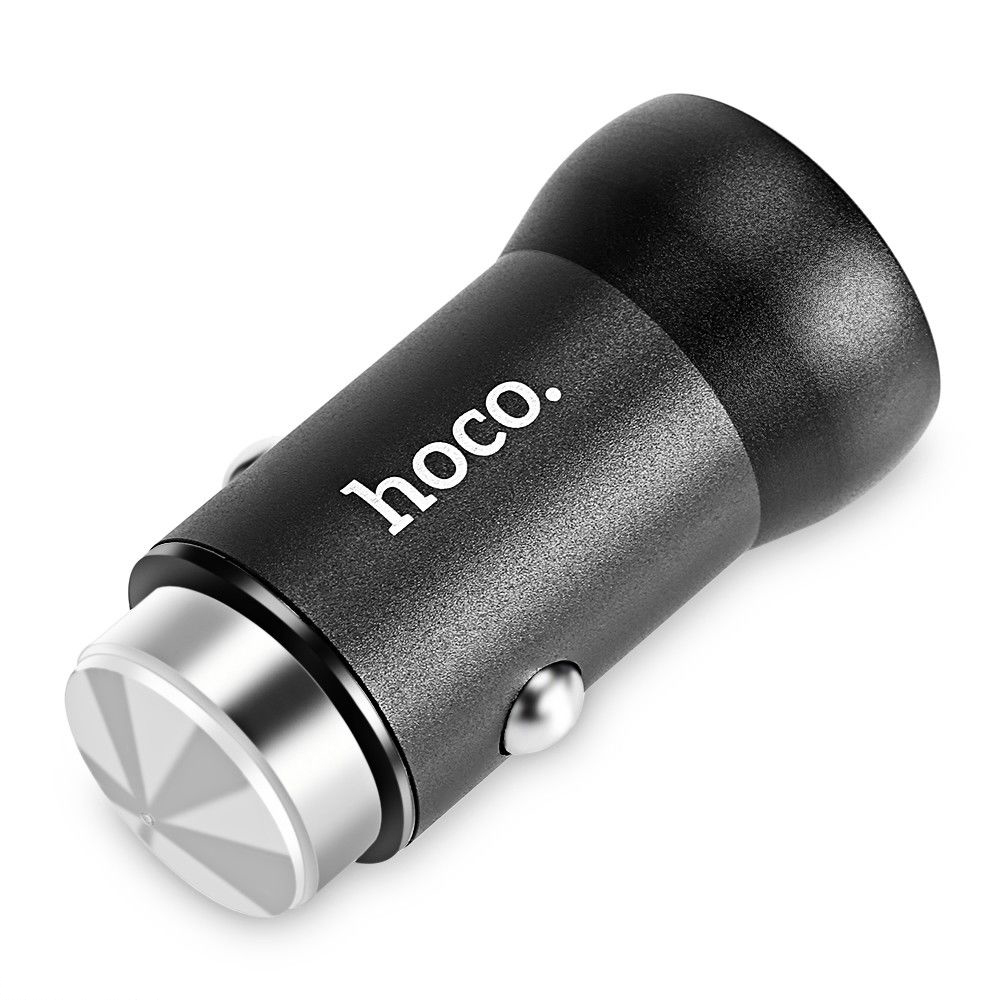 Adapter sạc ô tô Hoco Z4 Đen