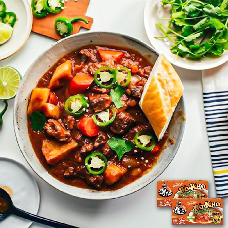 Lốc 20 Viên Gia Vị Bò Kho Gold Ông Chà Và 126g