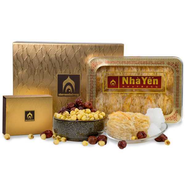 Tổ Yến Hồng Tinh Chế - Hộp 10 Gram - Loại Chất Lượng 6.5 - Tổ Yến Sào Tinh Chế - Yến Tinh Chế - Nhà Yến Nha Trang - Đặc Sản Nha Trang - Yến Sào Chất Lượng