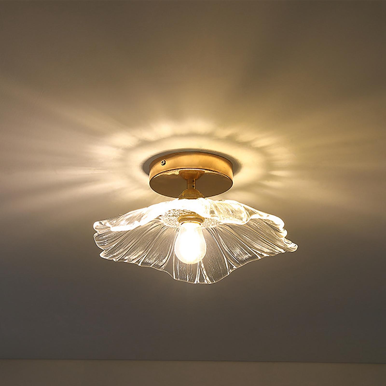 LED Ceiling Lights Chandelier Lamp Minimalist Round Fixtures Light Glass